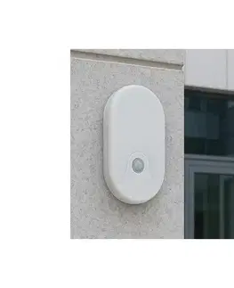 LED osvetlenie  LED vonkajšie nástenné svietidlo s pohybovým senzorom LED/18W/230V IP44 biele 008 0001269