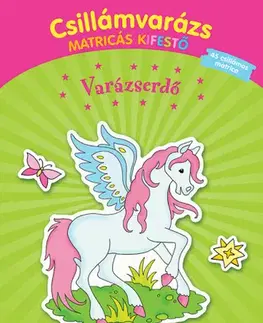 Pre deti a mládež - ostatné Csillámvarázs matricás kifestő - Varázserdő