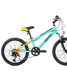 Bicykle Odľahčený detský bicykel Olpran Agilis 20" - model 2026 • 125-145 cm • 12,4 kg svetlo zelená/oranžová/čierna - 13" (125-145 cm)