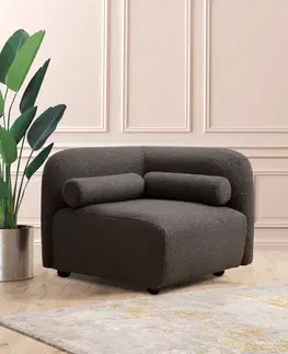 Kreslá Kreslo ušiak Viktor - Dark Grey