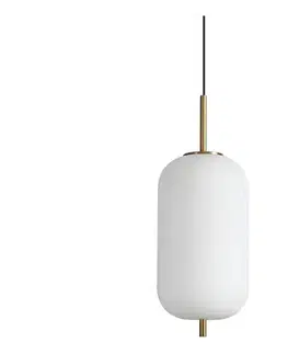 Svietidlá Ideal Lux - LED Luster na lanku UMILE LED/20W/230V pr. 22 cm CRI 90 mosadz/biela 314952