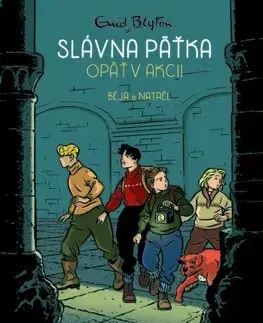 Komiksy Slávna päťka 2: Opäť v akcii - komiks - Enid Blyton,Daniela Marsinová