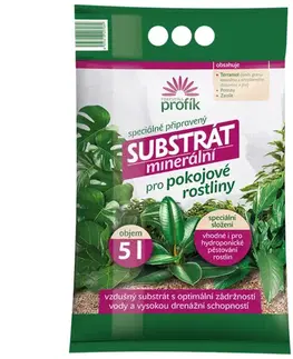 Záhrada Profík – Minerálny substrát pre izbové rastliny 5 l