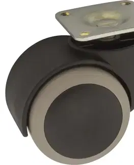 Príslušenstvo k nábytku Nábytkové koliesko 50 mm/50 kg s montážnou platničkou