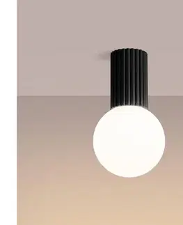 Svietidlá  SL.1713 - Kúpeľňové stropné svietidlo HALO 1xG9/8W/230V IP44 čierna SL.1713