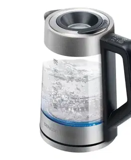 Predlžovacie káble Sencor - Rýchlovarná kanvica s termoreguláciou 1,7 l 2200W/230V matný chróm/čierna 41009664
