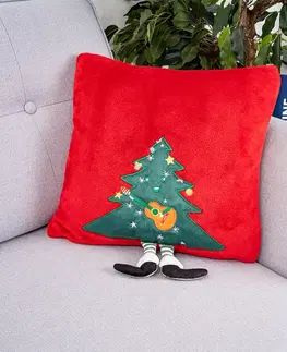 Obliečky 4Home Vianočná obliečka na vankúšik Merry Christmas tree, 40 x 40 cm