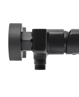 Kúpeľňové batérie Sprchová batéria SAT Cube Way bez sprchového setu 150 mm čierna matná CU268C CU268C