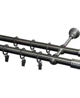 Garniže a kolajničky Garniž II Stylus Fi 19 200 cm Mati