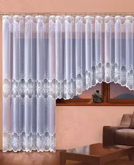 Záclony do obývačky Žakarová záclona Marzanna/A903/150x250