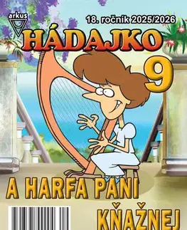 Pre deti a mládež - ostatné Hádajko 9 2026 a harfa pani kňažnej - Jela Mlčochová