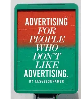 Maliarstvo, grafika Advertising for People who Don't Like Advertising