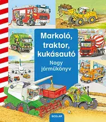 Leporelá, krabičky, puzzle knihy Markoló, traktor, kukásautó - Daniela Prusse