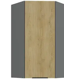 Kuchynské skrinky visiace Kuchynská skrinka Cremona Ant 60x60 Gn-108 1f (45°)