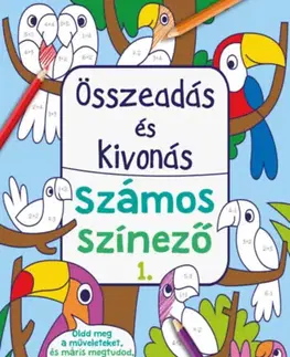 Pre deti a mládež - ostatné Összeadás és kivonás - Számos színező 1.