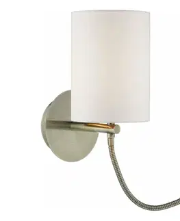 Svietidlá Där Lighting Där Lighting FET0775 - LED nástenné svietidlo FETA 1xE27/60W/230V + LED/1W mosadz FET0775