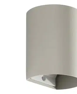Svietidlá FARO Barcelona FARO 40524 - Nástenné svietidlo SOLE 1xGU10/8W/230V šedá zaokrúhlený 40524