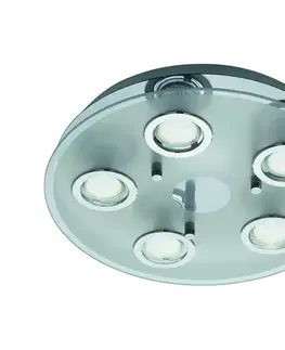 Svietidlá Eglo 54563 - LED stropné svietidlo 5xGU10/3W/230V lesklý chróm 54563