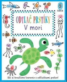 Nalepovačky, vystrihovačky, skladačky Odtlač prstíky - V mori