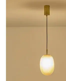 Svietidlá Eurolamp Luster na lanku 1xE14/25W/230V hnedá pr. 15 cm 144-24100