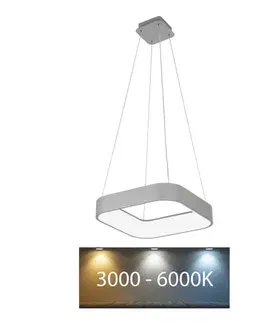 Svietidlá Rabalux - LED Stmievateľný luster na lanku LED/28W/230V hranatý 3000-6000K + DO 3927