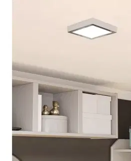 Svietidlá Eglo 901765 - LED kúpeľňové stropné svietidlo FUEVA LED/7W/230V 15x15 cm IP44 chróm 901765