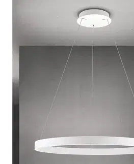 Svietidlá Orion - LED stmievateľný luster na lankách KOLK LED/80W/230V 2700/3000/4000K priemer 80 cm biela HL 6-1717/80 weiß