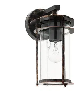 Záhradné lampy Eglo 96241 - Vonkajšie nástenné svietidlo VALDEO 1xE27/60W 96241