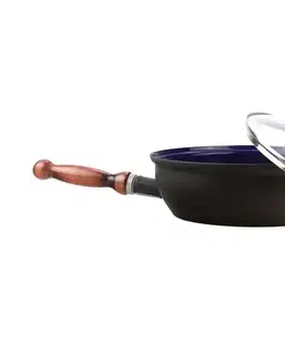Panvice, lievanečníky BELIS - Panvica a sklenená pokrievka 26cm BSE