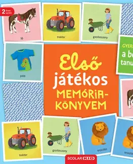 Leporelá, krabičky, puzzle knihy Első játékos memóriakönyvem - Ádám Miklós Balássy