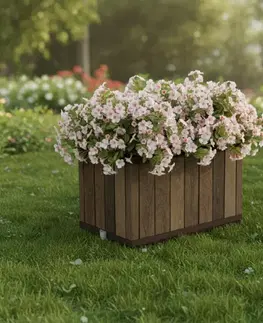 Záhradné kvetináče KETER Záhradný kvetináč DECO BLOCK PLANTER