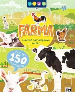 Nalepovačky, vystrihovačky, skladačky Samolepková knižka - Farma