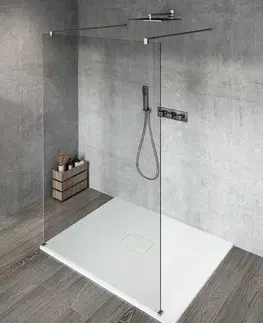 Sprchové dvere GELCO - VARIO CHROME jednodielna sprchová zástena do priestoru, číre sklo, 1000  GX1210GX2210