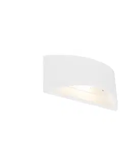 Nástenné osvetlenie Moderná nástenná lampa biela 20 cm - Tum