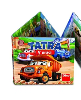 Leporelá, krabičky, puzzle knihy Leporelo Tatra v práci Dino