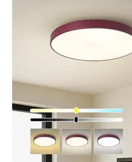 Svietidlá BRILAGI-LED stmievateľné stropné svietidlo POOL LED/60W/230V 3000-6000K 50 cm burgundská+DO BRI701