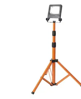 LED osvetlenie Osram - LED reflektor so statívom TRIPOD LED/30W/230V 4000K IP65 oranžový 4099854572197
