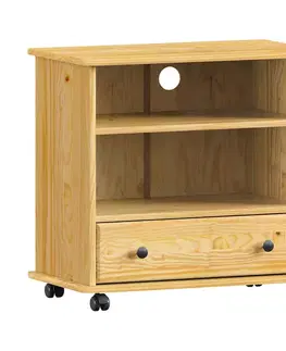 Obývacie zostavy a steny TV stolík 8841K, kovové úchytky