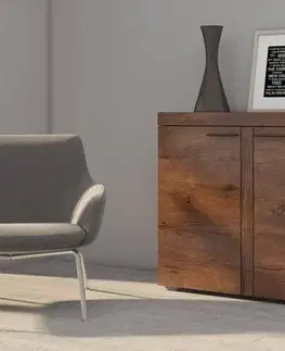Komody a skrinky Jednoduchá komoda BRUMA dub lefkas