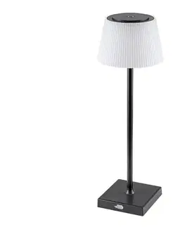 Lampy Rabalux 76010-LED Stmievateľná nabíjacia stolná lampa TAENA LED/4W/3,7V IP44 čierna 76010