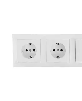 Predlžovacie káble  B.V.  - Sada 2x zásuvka so spínačom 2x16A/250V SCHUKO 240100LVH