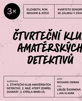 Detektívky, trilery, horory OneHotBook 3x Čtvrteční klub amatérských detektivů #1