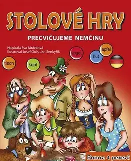 Leporelá, krabičky, puzzle knihy Stolové hry - Precvičujeme nemčinu - Eva Mrázková
