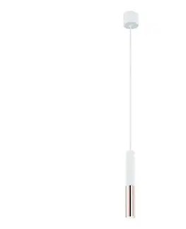 Svietidlá Open Design OR80858 - Závesný luster SLIMI na lanku 1xG9/3,5W/230V biela/ružové zlato OR80858