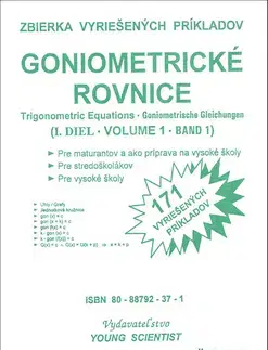 Matematika, logika Goniometrické rovnice I. diel - RNDr. Marián Olejár