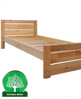 Jednolôžkové postele Posteľ Oliwia 90 jelša nature