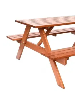 Záhradný pivný set - stôl a lavica Set PIKNIK - 200 cm ROJAPLAST