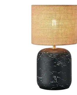 Lampy Markslöjd 108683 - Stolná lampa MONTAGNA 1xE14/40W/230V 32 cm béžová/čierna 108683