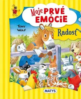 Leporelá, krabičky, puzzle knihy Moje prvé emócie - Radosť - neuvedený,Tony Wolf,Silvia Barčák