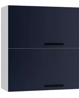 Kuchynské skrinky visiace Kuchynská skrinka Max W80grf/2 námornícka modrá